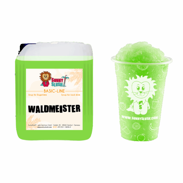 SunnySlush_Kanister+Becher_Waldmeister