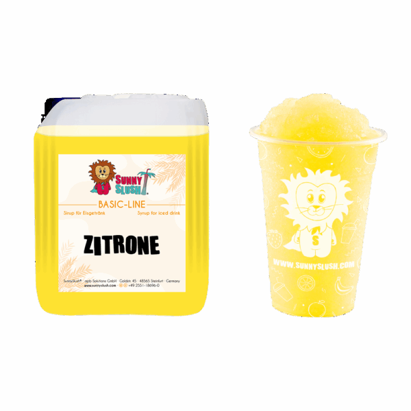 SunnySlush_Kanister+Becher_Zitrone