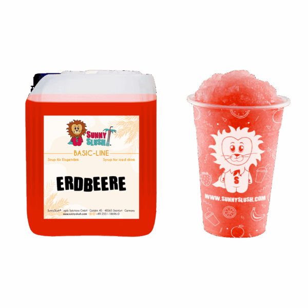 SunnySlush_Kanister+Becher_Erdbeere