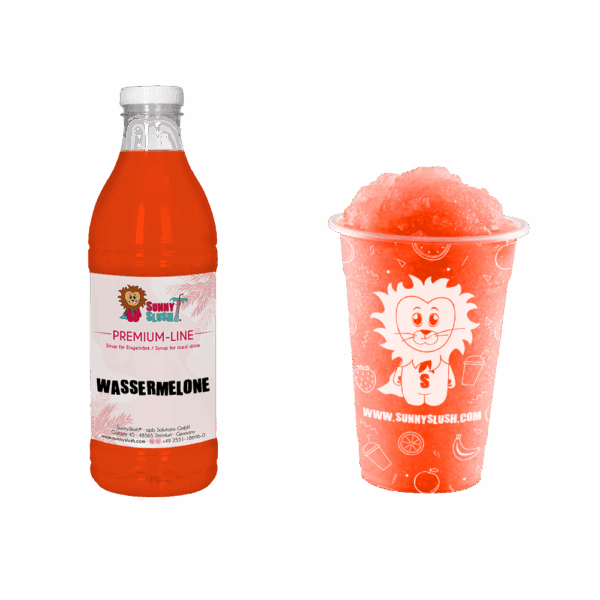 SunnySlush_Flasche+Becher_Wassermelone