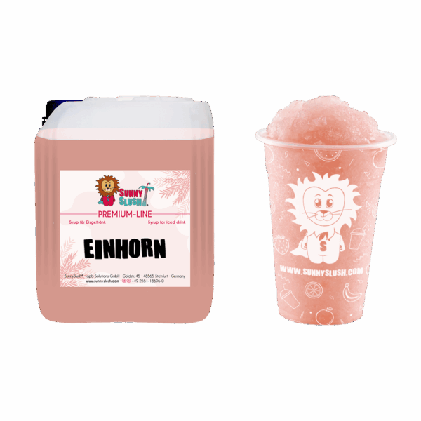 SunnySlush_Kanister+Becher_Einhorn