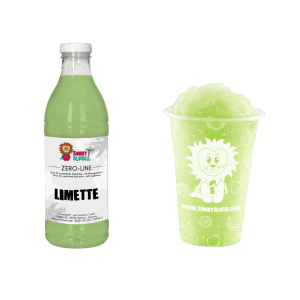 SunnySlush_Flasche+Becher_Limette