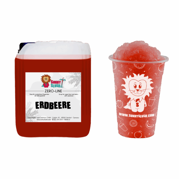 SunnySlush_Kanister+Becher_Erdbeere