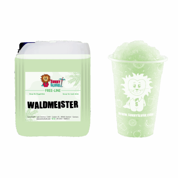 SunnySlush_Kanister+Becher_Waldmeister