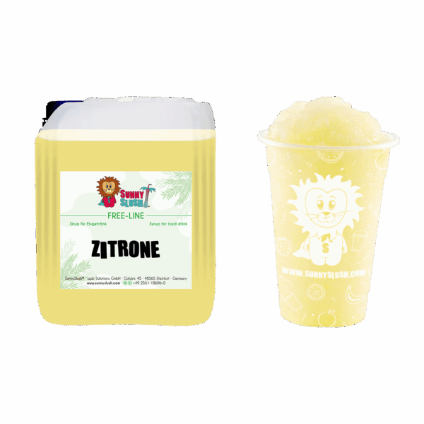 SunnySlush_Kanister+Becher_Zitrone