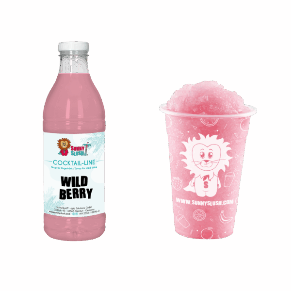 SunnySlush_Flasche+Becher_Wild_Berry