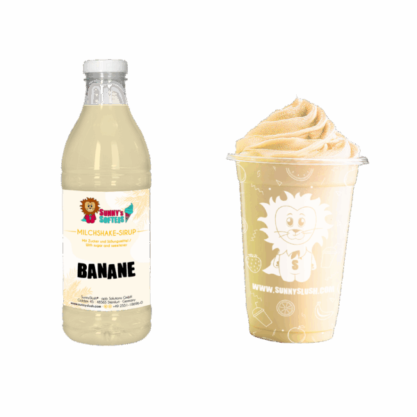 SunnySlush_Flasche+Becher_Banane