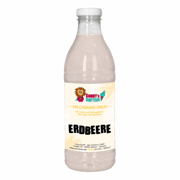 Flasche_1L_Milchshake_Erdbeere