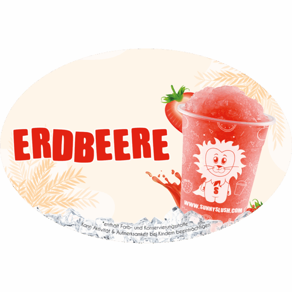 SunnySlush_Sortenaufkleber_Erdbeere