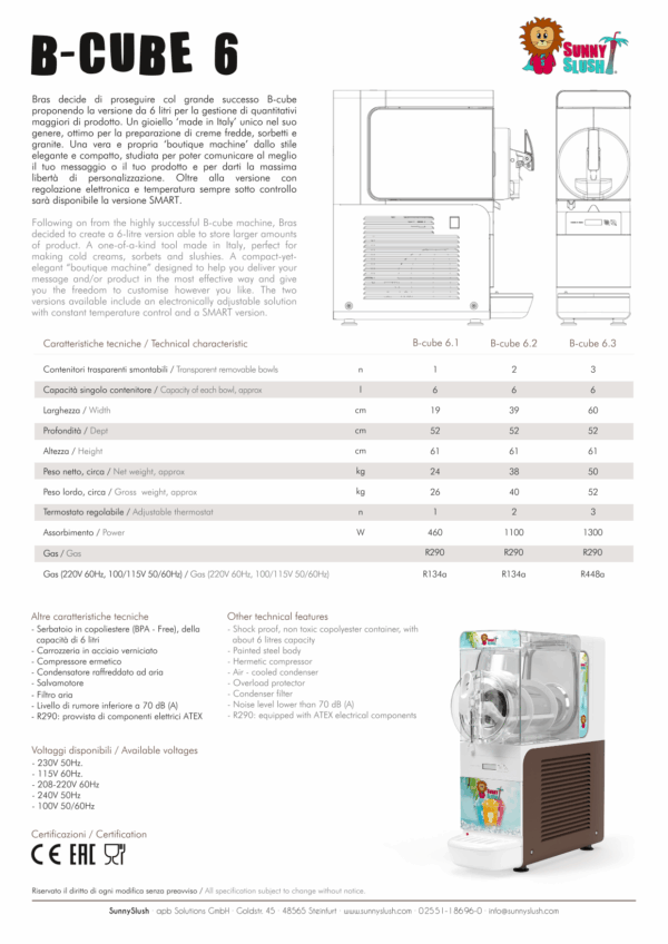 SunnySlush_B-Cube6_Technical_Data-1