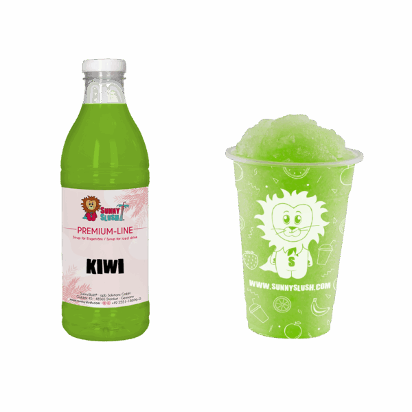 SunnySlush_Flasche+Becher_Kiwi