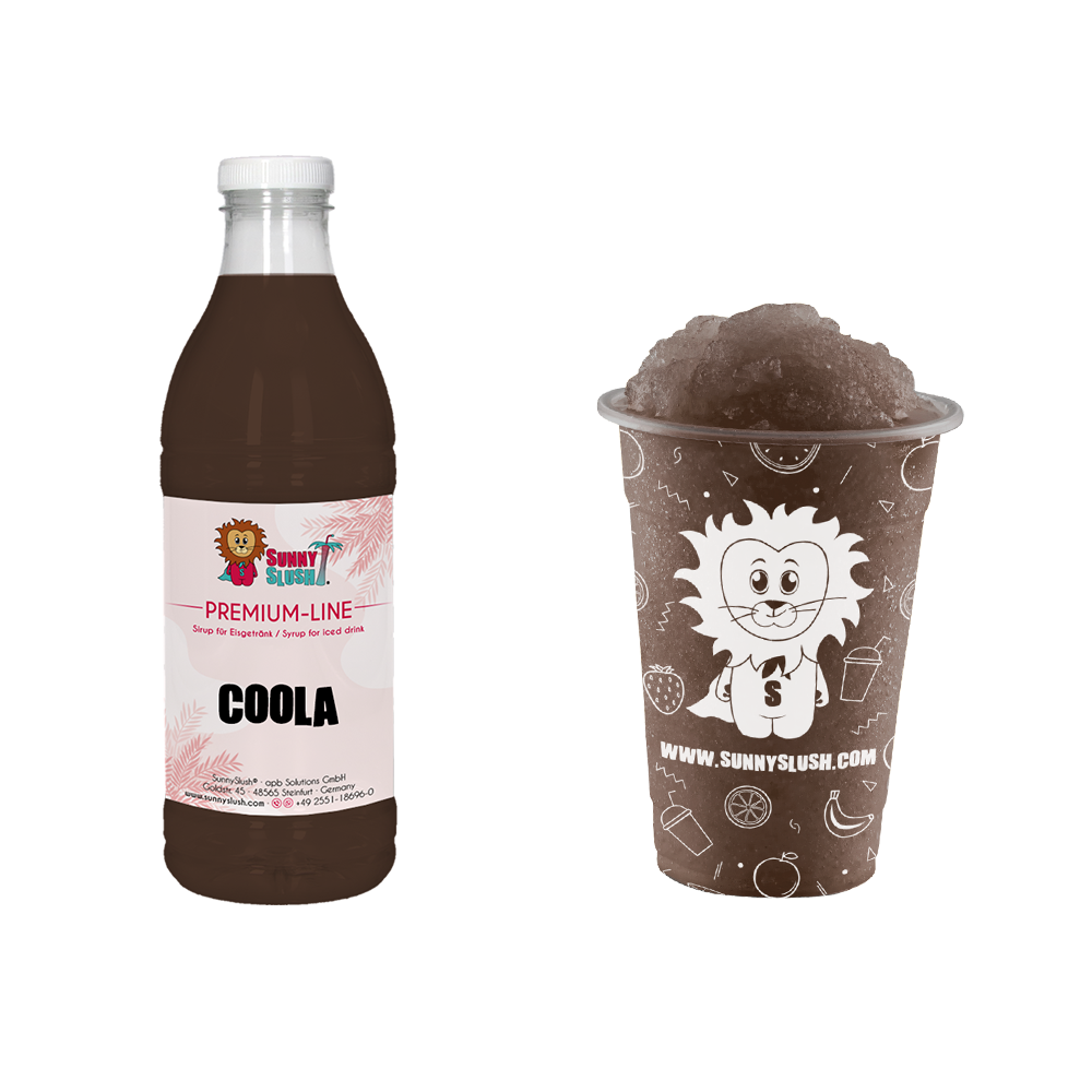 SunnySlush_Flasche+Becher_Cola