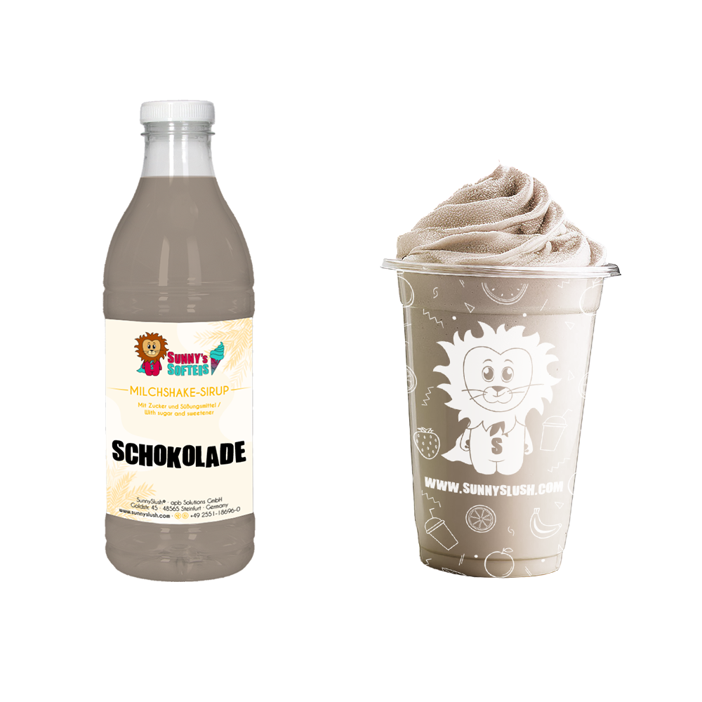 SunnySlush_Flasche+Becher_Schokolade